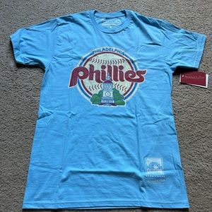 Phillies Under The Lights Carolina Slub Tee Mitchell & Ness